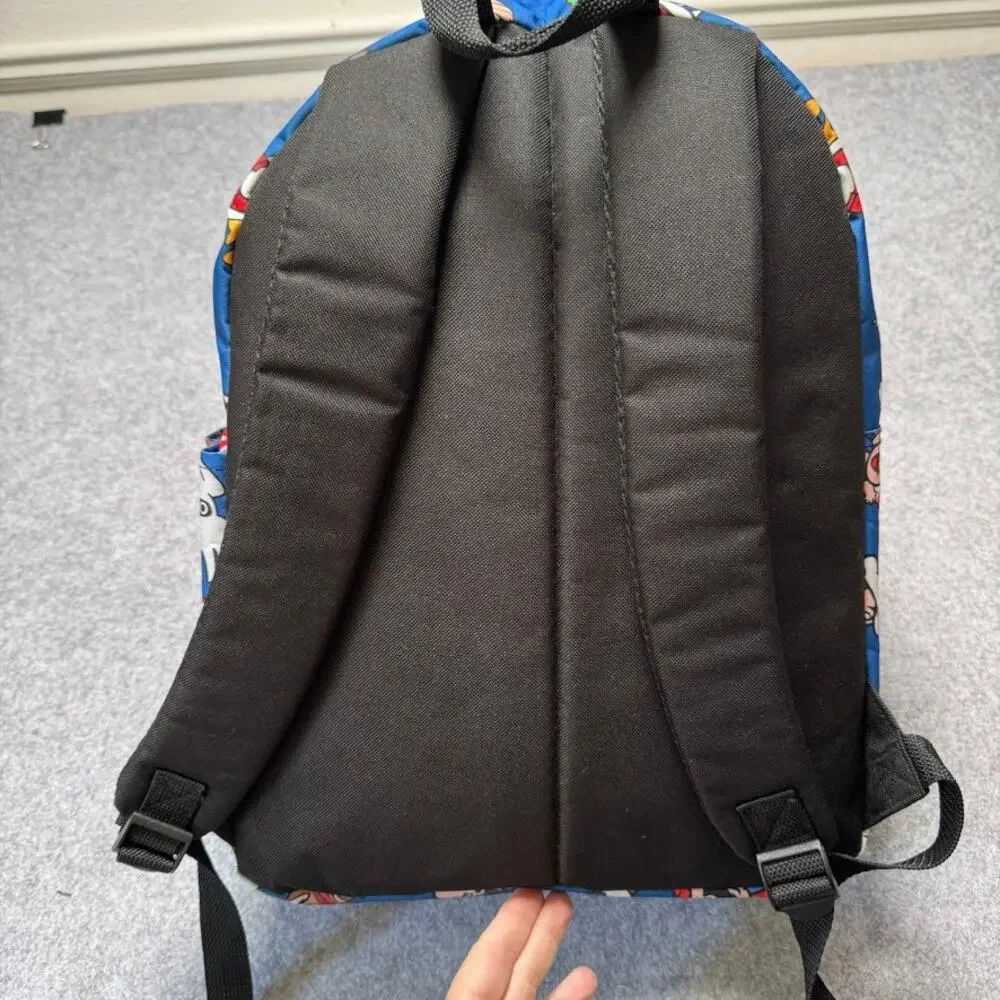 Bioworld Super Mario Bros Enemies Blue All Over Print 16” Backpack Nintendo